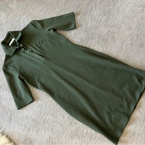 Cotton half sleeve dress.